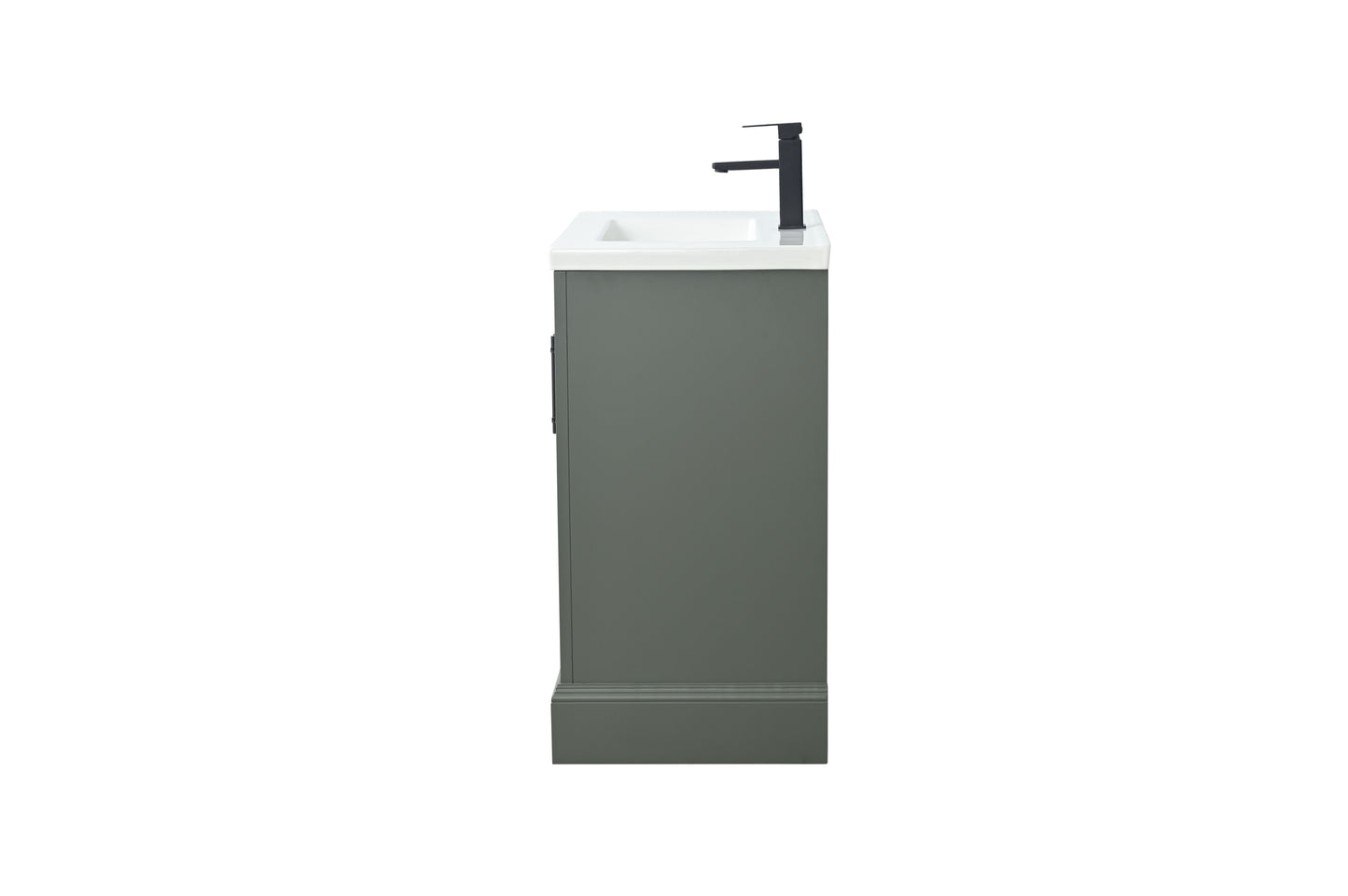 Vanity Art VA5030-VG 30 Inch Single Sink Bathroom Vanity in Vintage Green with Ceramic Sink and Countertop - Vanity Art VA5030-VG