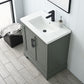 Vanity Art VA5030-VG 30 Inch Single Sink Bathroom Vanity in Vintage Green with Ceramic Sink and Countertop - Vanity Art VA5030-VG