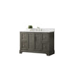 Vanity Art VA5048-SG 48 Inch Single Sink Bathroom Vanity in Gray with Marble Countertop & Backsplash - Vanity Art VA5048-SG