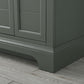 Vanity Art VA5054-VG 54 Inch Double Sink Bathroom Vanity in Vintage Green with Marble Countertop & Backsplash - Vanity Art VA5054-VG