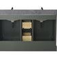 Vanity Art VA5054-VG 54 Inch Double Sink Bathroom Vanity in Vintage Green with Marble Countertop & Backsplash - Vanity Art VA5054-VG