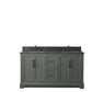 Vanity Art VA5060-DVG 60 Inch Double Sink Bathroom Vanity in Vintage Green with Marble Countertop & Backsplash - Vanity Art VA5060-DVG