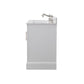 Vanity Art VA5060-DW 60 Inch Double Sink Bathroom Vanity in White with Marble Countertop & Backsplash - Vanity Art VA5060-DW