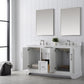 Vanity Art VA5060-DW 60 Inch Double Sink Bathroom Vanity in White with Marble Countertop & Backsplash - Vanity Art VA5060-DW