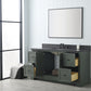 Vanity Art VA5060-SVG 60 Inch Single Sink Bathroom Vanity in Vintage Green with Marble Countertop & Backsplash - Vanity Art VA5060-SVG