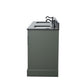 Vanity Art VA5072-DVG 72 Inch Double Sink Bathroom Vanity in Vintage Green with Marble Countertop & Backsplash - Vanity Art VA5072-DVG