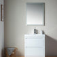 Vanity Art VA6030WF 30 Inch Single Sink Bathroom Vanity in White with Resin Top - Vanity Art VA6030WF