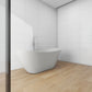 Vanity Art VA6517-TG 71 Inch Freestanding White Acrylic Bathtub with Overflow And Pop-Up Drain - Vanity Art VA6517-TG