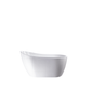 Vanity Art VA6525-BN 54 Inch Freestanding White Acrylic Bathtub with Overflow And Pop-Up Drain - Vanity Art VA6525-BN