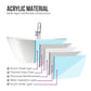 Vanity Art VA6531-BN 55 Inch Freestanding White Acrylic Bathtub with Overflow And Pop-Up Drain - Vanity Art VA6531-BN