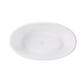 Vanity Art VA6834-SPW 55 Inch Freestanding White Acrylic Bathtub with Overflow And Pop-Up Drain - Vanity Art VA6834-SPW