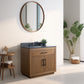 Vanity Art VA7036-T-BT 36 Inch Single Sink Bathroom Vanity in Tan with Limestone Top - Vanity Art VA7036-T-BT