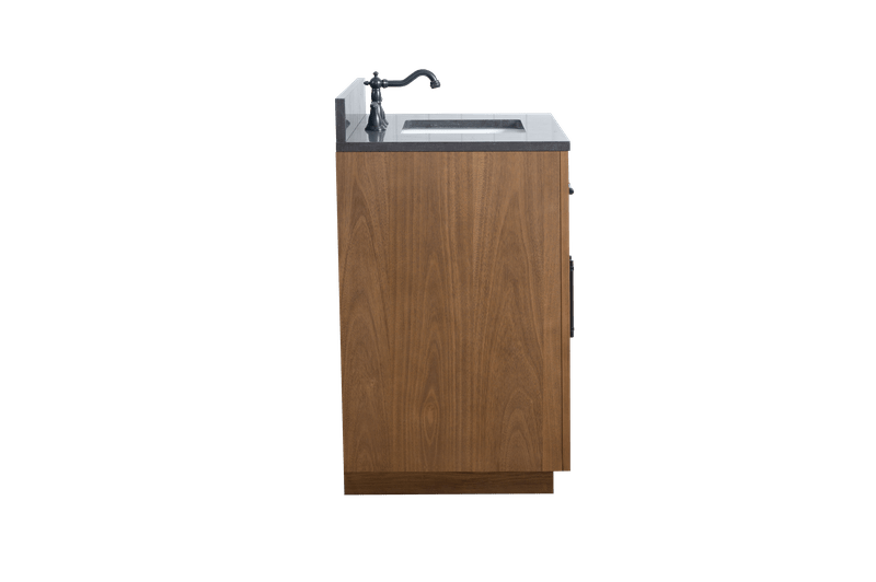 Vanity Art VA7036-T-BT 36 Inch Single Sink Bathroom Vanity in Tan with Limestone Top - Vanity Art VA7036-T-BT