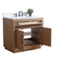 Vanity Art VA7036-T-ET 36 Inch Single Sink Bathroom Vanity in Tan with Marble Countertop - Vanity Art VA7036-T-ET