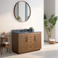 Vanity Art VA7048-T-BT 48 Inch Single Sink Bathroom Vanity in Tan with Limestone Top - Vanity Art VA7048-T-BT