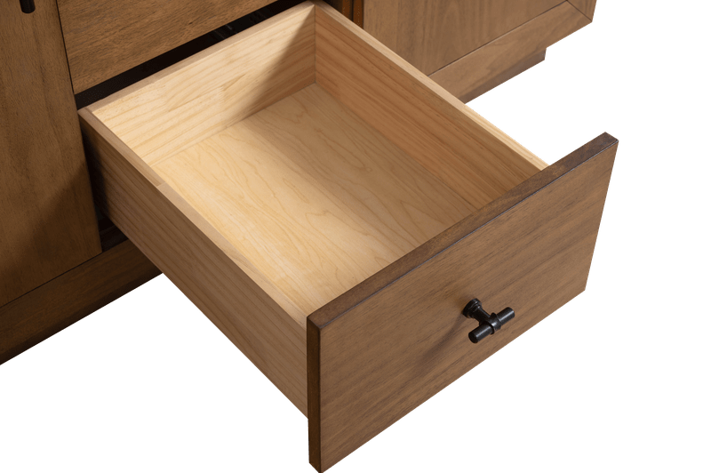 Vanity Art VA7048-T-BT 48 Inch Single Sink Bathroom Vanity in Tan with Limestone Top - Vanity Art VA7048-T-BT