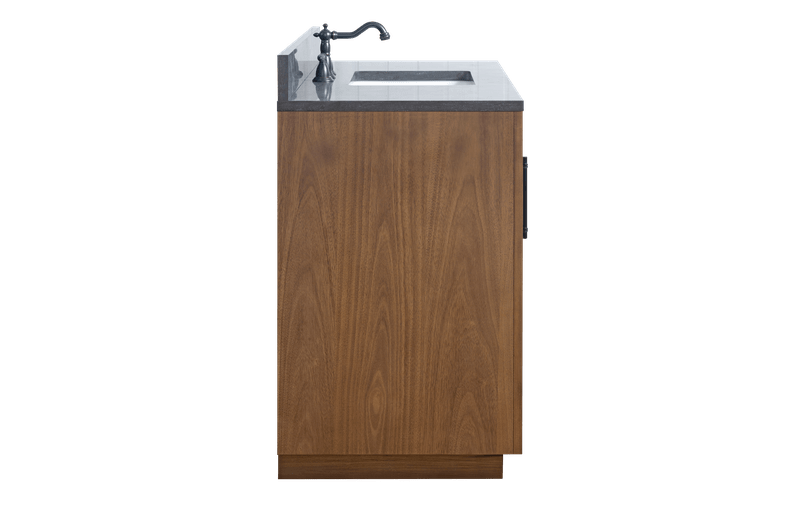 Vanity Art VA7048-T-BT 48 Inch Single Sink Bathroom Vanity in Tan with Limestone Top - Vanity Art VA7048-T-BT