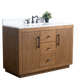 Vanity Art VA7048-T-ET 48 Inch Single Sink Bathroom Vanity in Tan with Marble Countertop - Vanity Art VA7048-T-ET