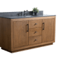 Vanity Art VA7060-ST-BT 60 Inch Single Sink Bathroom Vanity in Tan with Limestone Top - Vanity Art VA7060-ST-BT