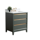 Vanity Art VA8030-VG 30 Inch Single Sink Bathroom Vanity in Vintage Green with Marble Countertop - Vanity Art VA8030-VG