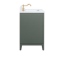 Vanity Art VA8030-VG 30 Inch Single Sink Bathroom Vanity in Vintage Green with Marble Countertop - Vanity Art VA8030-VG