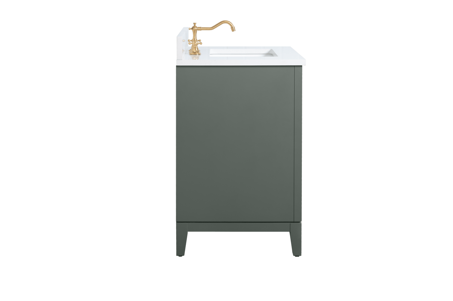 Vanity Art VA8030-VG 30 Inch Single Sink Bathroom Vanity in Vintage Green with Marble Countertop - Vanity Art VA8030-VG