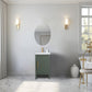 Vanity Art VA9020-VG 20 Inch Single Sink Bathroom Vanity in Vintage Green with Ceramic Top - Vanity Art VA9020-VG