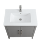 Vanity Art VA9030-G 30 Inch Single Sink Bathroom Vanity in Cashmere Gray with Ceramic Top - Vanity Art VA9030-G