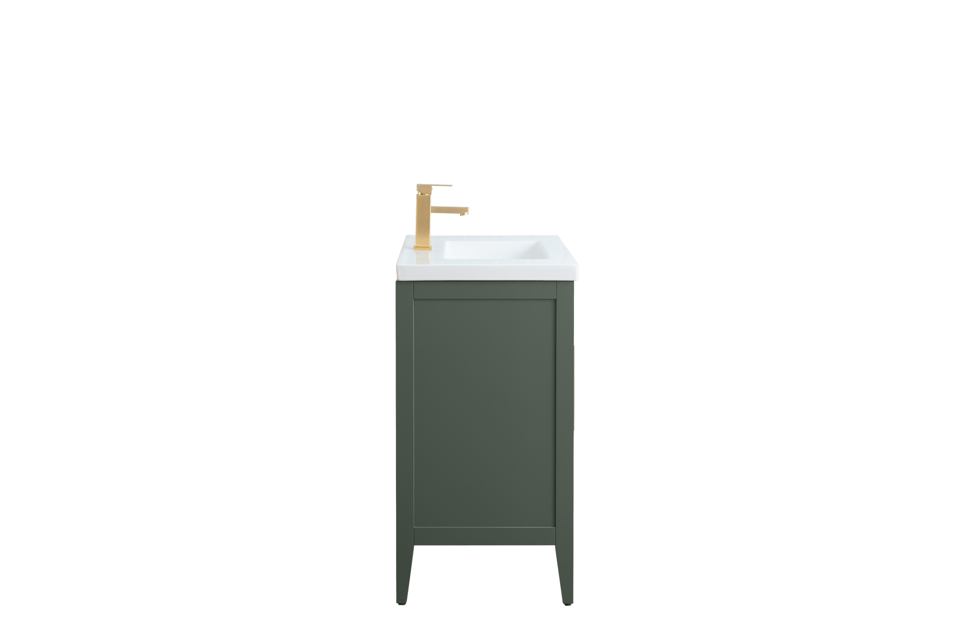 Vanity Art VA9030-VG 30 Inch Single Sink Bathroom Vanity in Vintage Green with Ceramic Top - Vanity Art VA9030-VG