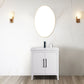 Vanity Art VA9030-W 30 Inch Single Sink Bathroom Vanity in White with Ceramic Top - Vanity Art VA9030-W