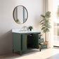Vanity Art VA9042-VG 42 Inch Single Sink Bathroom Vanity in Vintage Green with Marble Countertop - Vanity Art VA9042-VG