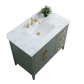 Vanity Art VA9042-VG 42 Inch Single Sink Bathroom Vanity in Vintage Green with Marble Countertop - Vanity Art VA9042-VG