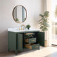 Vanity Art VA9048-VG 48 Inch Single Sink Bathroom Vanity in Vintage Green with Marble Countertop - Vanity Art VA9048-VG