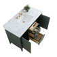 Vanity Art VA9048-VG 48 Inch Single Sink Bathroom Vanity in Vintage Green with Marble Countertop - Vanity Art VA9048-VG