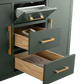 Vanity Art VA9048-VG 48 Inch Single Sink Bathroom Vanity in Vintage Green with Marble Countertop - Vanity Art VA9048-VG