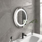 Vanity Art VAR16 Round 23.5 Inch LED Bathroom Mirror with Touch Sensor - Vanity Art VAR16