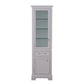 Water Creation DERBY-LC-W Derby Collection Linen Cabinet In White