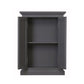 Water Creation DERBY-TT-G Derby Collection Wall Cabinet In Cashmere Grey