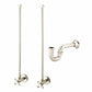 Water Creation EB30B-0500 EMBASSY 30"W x 33"H  Single Washstand and P-Trap included, in Polished Nickel Finish