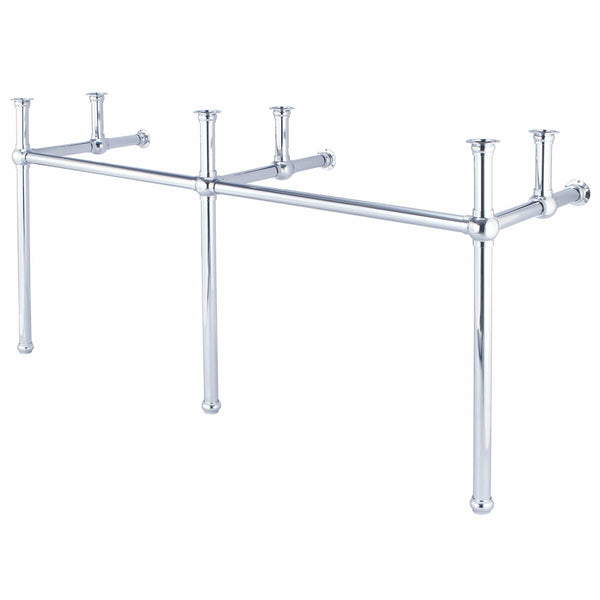 Water Creation EB72B-0100 EMBASSY 72W x 34H  Double Washstand and P-Trap included, in Chrome Finish