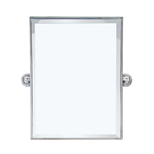 Water Creation EMPIRE-M-1824-01 Metal Retangular Mirror 18 X 24 In Chrome Finish