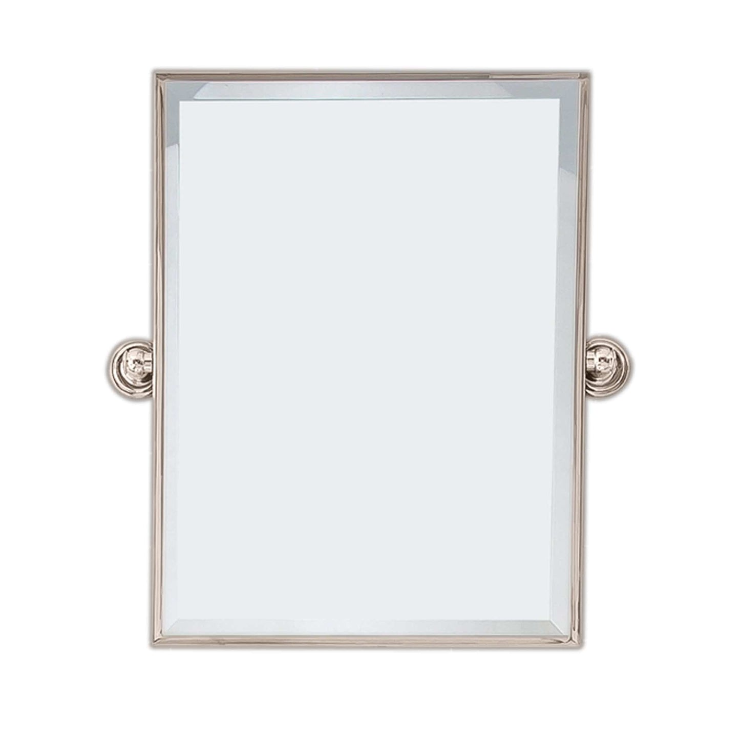 Water Creation EMPIRE-M-1824-05 Metal Retangular Mirror 18" X 24" In Polished Nickel Finish