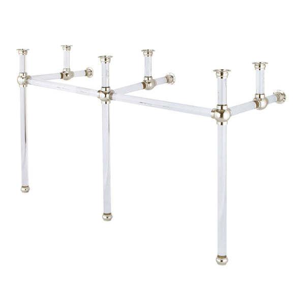 Water Creation EP60A-0500 EMPIRE 60W x 34H  Double Washstand Only, in Polished Nickel Finish