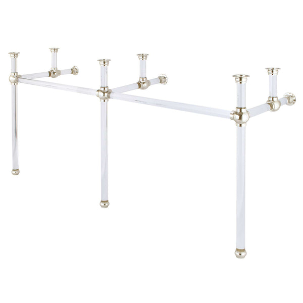 Water Creation EP72A-0500 EMPIRE 72W x 34H  Double Washstand Only, in Polished Nickel Finish