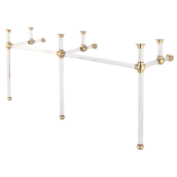 Water Creation EP72A-0600 EMPIRE 72W x 34H  Double Washstand Only, in Satin Gold Finish