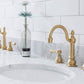 Water Creation EP72D-0612 EMPIRE 72"W x 34"H  Double Washstand , P-Trap, Countertop with Sink, and F2-0012 Faucet included, in Satin Gold Finish