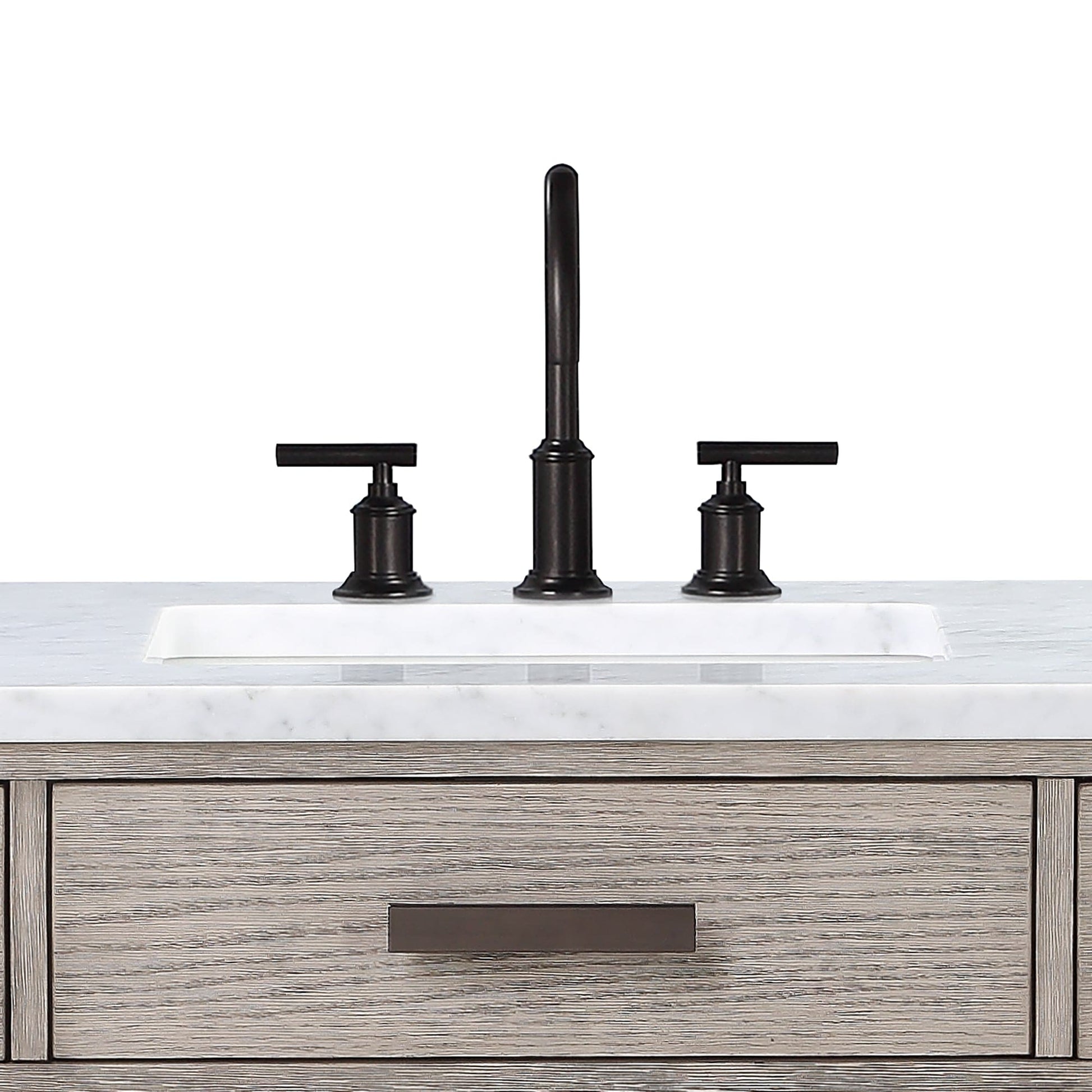 Water Creation F2-0014-03-BL Water Creation Modern Gooseneck Spout Widespread Faucet F2-0014 in Oil-Rubbed Bronze