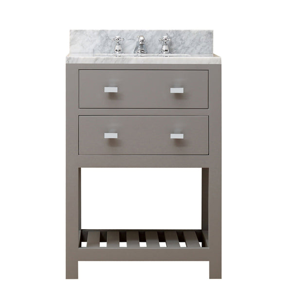 Water Creation MA24CW01CG-000000000 MADALYN 24W x 34H Cashmere Gray Single-Sink Vanity (Vanity Only)