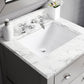 Water Creation MA24CW01CG-000BX0901 MADALYN 24"W x 34"H Cashmere Gray Single-Sink Vanity + Faucets