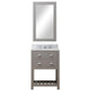 Water Creation MA24CW01CG-R21000000 MADALYN 24"W x 34"H Cashmere Gray Single-Sink Vanity + Mirror